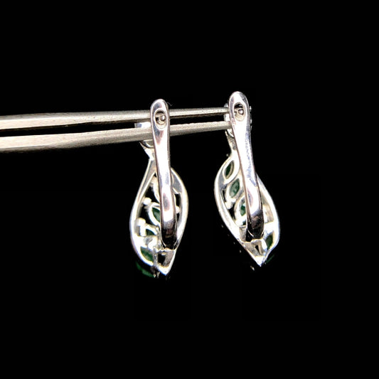 Stylish Emerald Earrings