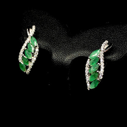 Stylish Emerald Earrings