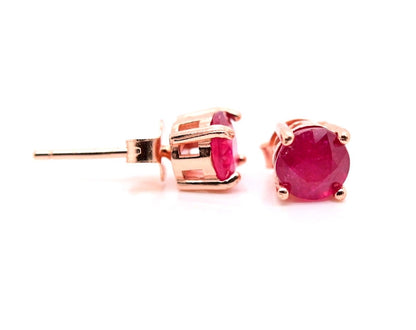 Eye-Catching Ruby Studs!